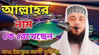 আল্লাহর নাম কে রেখেছেন||আল্লাহ||Allah||Yakub Ali Mohebby||Islamic Tv51||