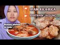 Masak ayam,bakwan jagung,dan mendoan,nggak bosan-bosan‼️