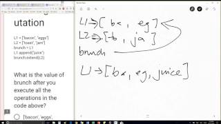 List Aliasing/Mutation