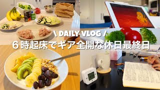 vlog｜長い長いお休み最終日の全力朝活☀️｜健康意識が復活🥹🥑