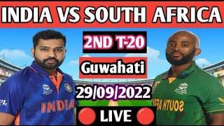 🔴LIVE CRICKET MATCH TODAY | 2nd T20 | IND vs SA LIVE MATCH TODAY || INDIA VS SOUTH AFRICA LIVE MATCH