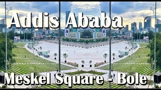 Meskel Square Best travel Addis Abeba, Ethiopia 18  - Driving Downtown