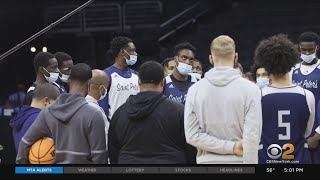 Saint Peter's Peacocks getting ready to face Purdue in Sweet 16