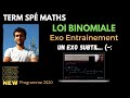 TERM SPÉ MATHS / LOI BINOMIALE / EXO INTERESSANT ET SUBTIL / MANIPULER FORMULE P(X=k)