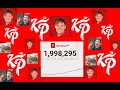 live 24 7 subcount enzoknol 1 seconde vertraging road to 2 000 000 miljoen subscribers