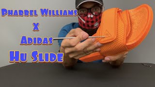 Sneaker Appointment: Best Slides For $100!? Pharrell x Adidas Hu Slide Review/Styling. #Comfort