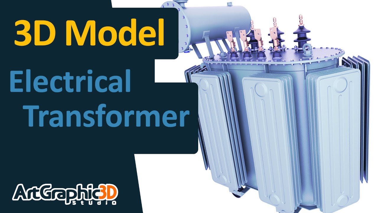 Professional Power Transformer 3d Model Blender The Ideal 3d Model