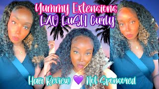 Yummy Hair Extensions RAW LAO Lush Curly | Flip over method #notsponsored #rawhair #vacationhair