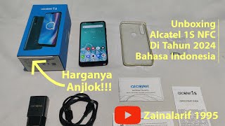 Unboxing Alcatel 1S NFC Di Tahun 2024 Unboxing Alcatel 1S Power Gray Alcatel 1S Ram 3GB Rom 32GB