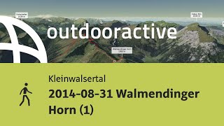 Wanderung im Kleinwalsertal: 2014-08-31 Walmendinger Horn (1)