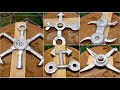 The art of metal casting and smelting through scraps metal to make various amazing tools