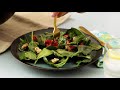 how to make spinach strawberry salad with feta u0026 walnuts eatingwell