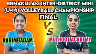 Finals of Eranakulam Inter District Mini volleyball championship 2025