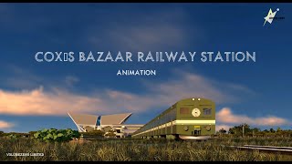 Design of a Cox's Bazaar Railway Station || Animation  || architecture