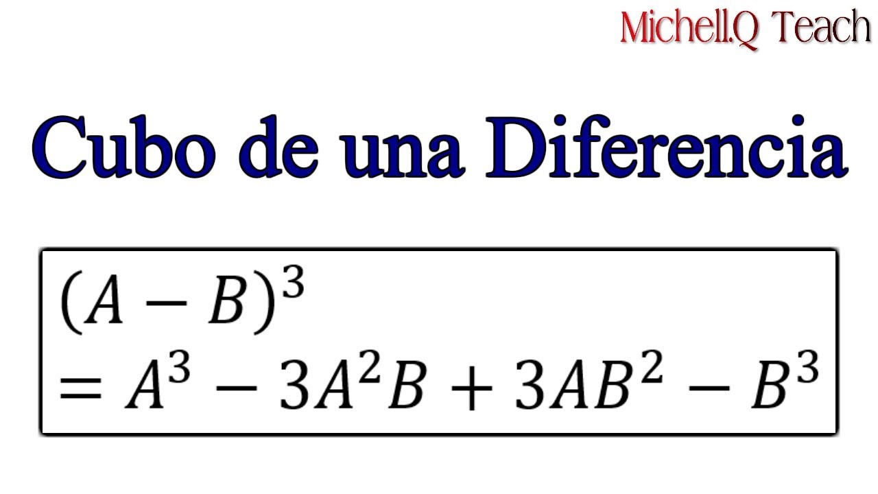 Diferencia De Cubos