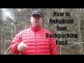 how to rehydrate your backpacking food