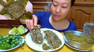 How I Make Kanglayen Paknam Recipe 🤤 ||  Split Gill Mushroom || Otti + Boiled Chayote Mukbang