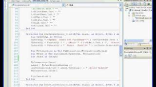 visual studio 2008 Parameterized Command