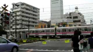 Railroad Crossing in Chofu Station,Japan　京王電鉄調布駅踏切