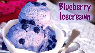 Blueberry Ice cream homemade | easy method | How to make Blueberry Icecream without ice cream maker.