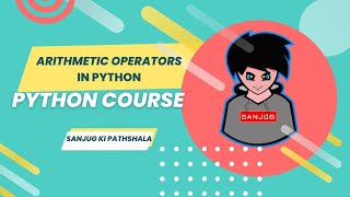 Arithmetic operators in Python python full course #pythonforbeginners