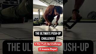 V-Bar Push-Up Challenge: The Most Difficult Push-Up? #shortsfeed #youtubeshorts #fitness #shorts