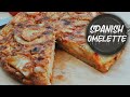 EASY SPANISH OMELETTE / TORTILLA DE PATATAS / TORTILLA ESPANOLA / EASY BREAKFAST / SPANISH TORTILLA