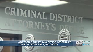 Grayson County District Attorney's Office assembles team to tackle 4,000 misdemeanor cases
