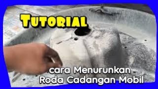 Cara Menurunkan Roda / Ban Cadangan Pada Mobil All New Terios All New Rush