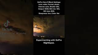 GoPro Hero 9 Black Nightlapse Experiment and Settings I used.