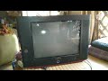 Videocon 21 inch ultra slim CRT TV, power indicator on, no picture problem,