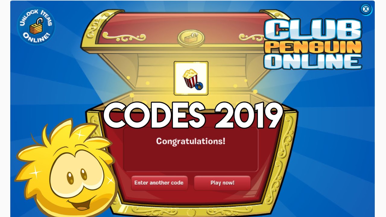 All Club Penguin Online *Codes* 2019 - YouTube