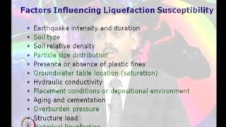 Mod-04 Lec-22 L22-Liquefaction, Preliminary sceening, Simplified Procedure for Liquefaction