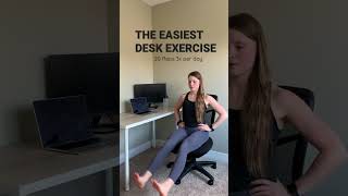 Desk Exercises #deskworkout #chairworkout #workfromhome #workoutideas #officeworkout #homeworkouts