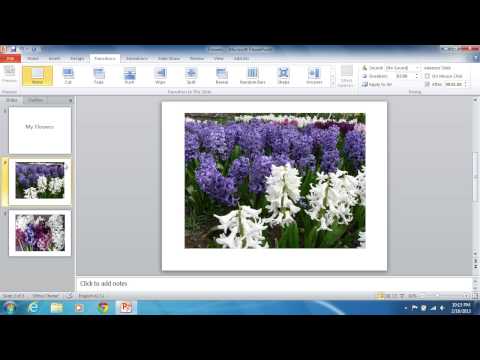 How to Make PowerPoint 2010 Slides Advance Automatically How to Make PowerPoint 2010 Slides Advance Automatically