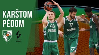 „Karštom pėdom“: įspūdingai pasipriešinęs „Žalgiris“ ir septinta pergalė iš eilės namuose