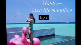 Vlog)EP02.우기내내 날씨요정 강림한 몰디브신혼여행 feat.오젠마두리조트(ozen life maadhoo)