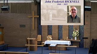 John Bicknell's Funeral Service