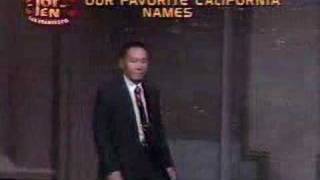 David Letterman Funniest Top 10 Ever - California Names