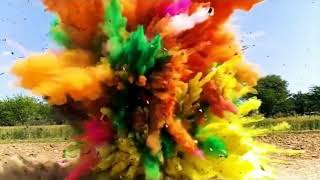 Holi whatsapp status Rang leke khelte gulal leke khelte