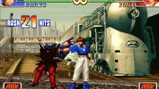 [킹오브98콤보] KOF98C 절명에 가까운 크리스 노말 국민콤보 쉬운 버젼!