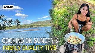 New Year Cooking SECRET Place ASMR by the Mekong River: Thailand-Laos Border Bliss #ASMR 🎈