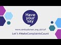 Have your say in shaping the future of NHS complaint handling