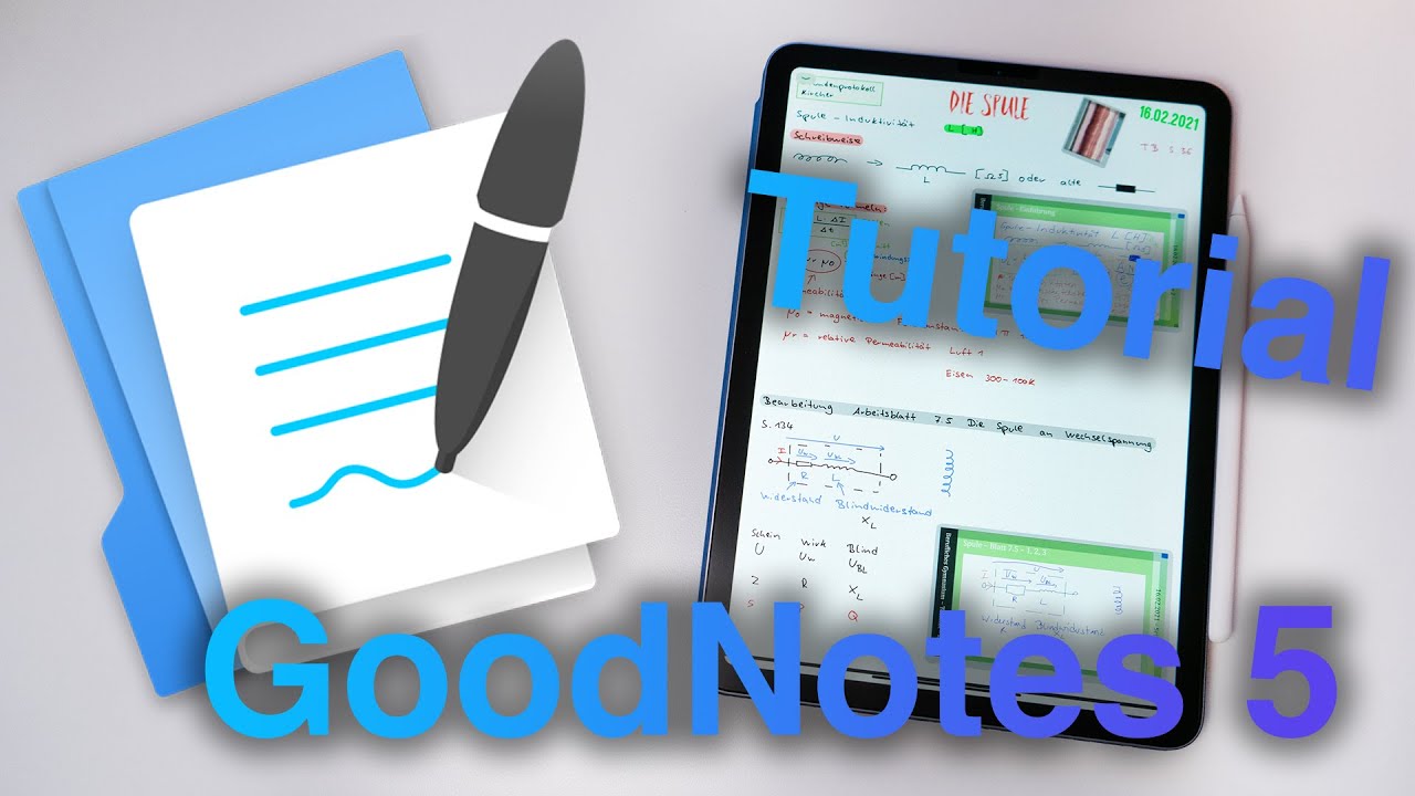 Goodnotes 5 Einführung Tutorial Youtube