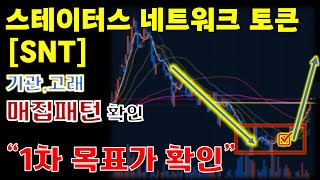 [스테이터스네트워크토큰 분석] 다시 한번 나올 슈팅은 급이 다릅니다. \