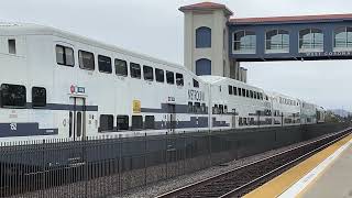 Metrolink Arriving at the West Corona Station (10/15/2022)