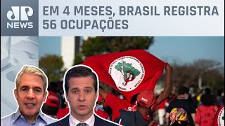Invasões de terra pelo MST aumentam 143% no governo Lula; Cristiano Beraldo e d'Avila analisam