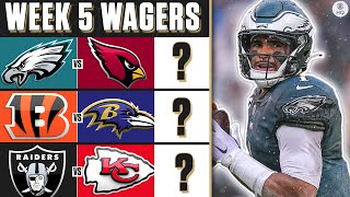 NFL Week 5 BEST WAGERS: Expert Picks, Odds & Predictions for TOP games | CBS Sports HQ