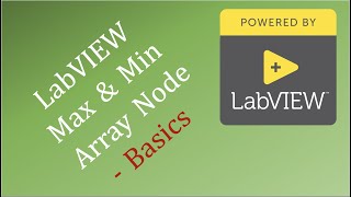 LabVIEW Max & Min Array Node - Bascis