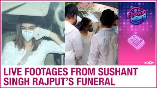 Sushant Singh Rajput Funeral | Live pictures and videos from his last rites